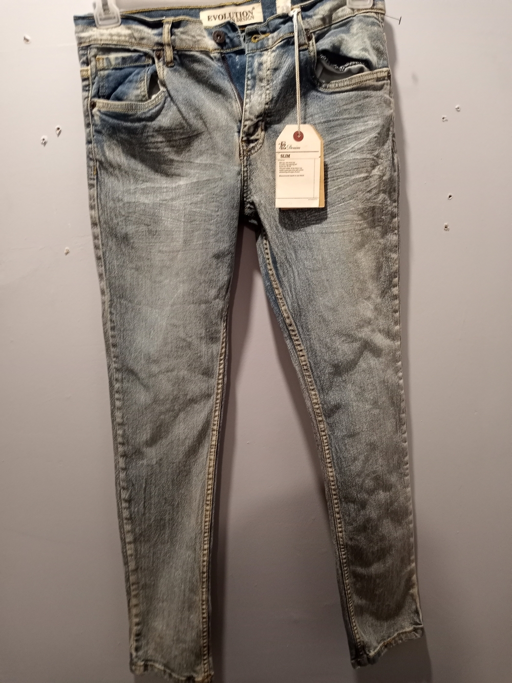Evolution Light Blue Boy's Jeans - Slim Fit